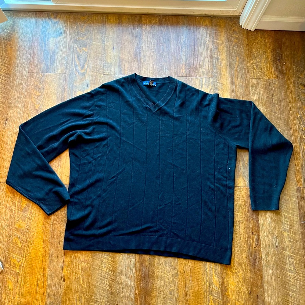 Plus mens Crew neck pullover